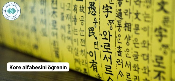 Kore alfabesi hangıl öğrenmek